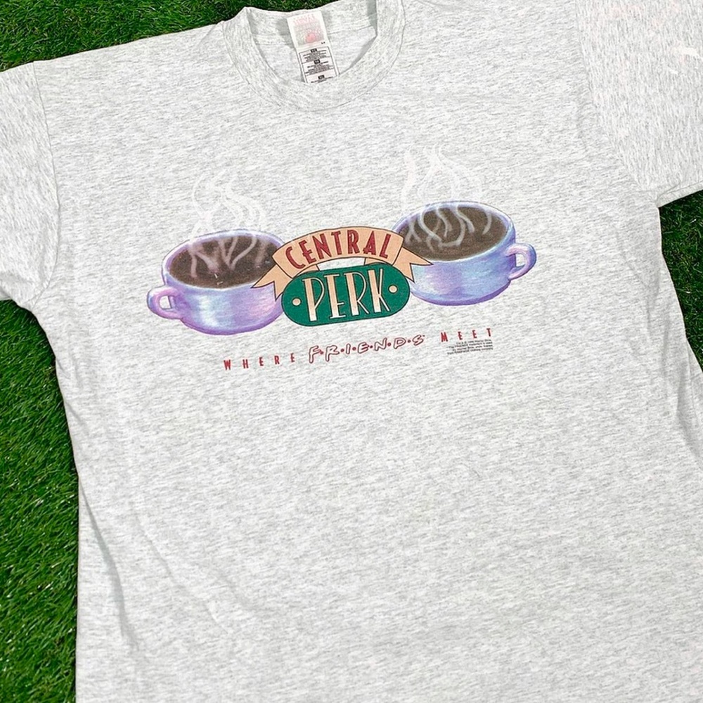 90s VTG Friends Central Perk NBC sitcom T shirt